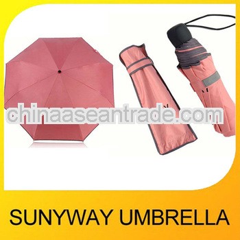 3 Foldable Hand Open Folding Umbrella with bag