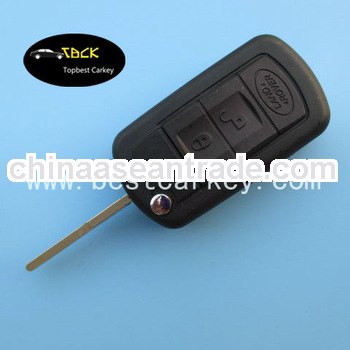 3 button car flip key shell for landrover flip remote key