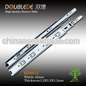 3-fold furniture telescopic parts / full extension drawer slide