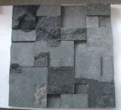 Basalt Wall Stones - Split Face Wall Cladding Interlocking