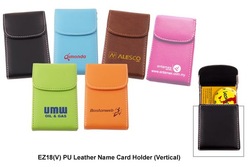 PU Leather Name Card Case (Vertical)