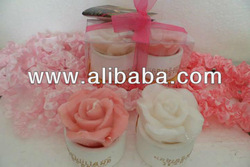 Candle Art for souvenir no. Little Rose 1