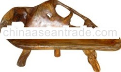 TEAK ROOT BENCH FURNITURE TRBN49