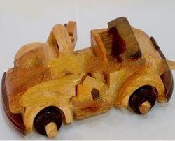 HIGH QUALITY WOOD CAR VOLKSWAGEN MINIATURE