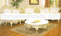 Mahogany Sofa Set Classic Design Indoor Furniture.