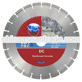 400mm laser welded diamond green concrete saw blades