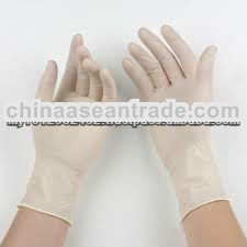 disposable medical latex exam glove made in malaysia