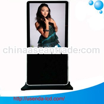 42" floor video stand lcd advertising display/ video monitor/ ad poster