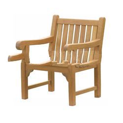 Teak Outdoor Furniture - Big Classic Arm Chair