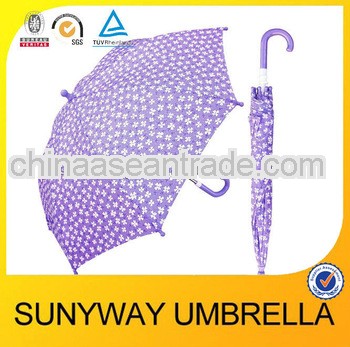 450mm*8ribs floral kid umbrellas for girls