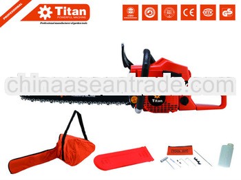 45cc gas chain saw wood cutting machine 18" bar with CE, MD certifications sanhe chain saw