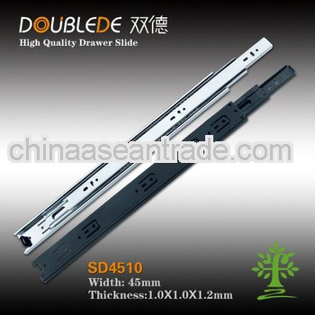 45mm width 3-fold ball bearing drawer slide rails