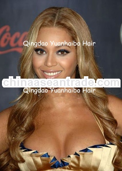 4A Grade Wholesale Price 18inch #6 Highlight #27 Wavy Brazilian honey Blonde Human Hair Front Lace W