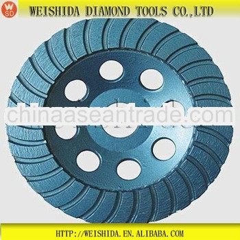 4"/100mm Wet Swirl Row Turbo Cup Wheel