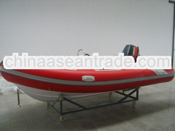 4.7m fiberglass inflatable tender boat