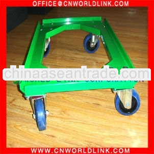 4 Wheels Crate Plastic Roller Dolly Trolley