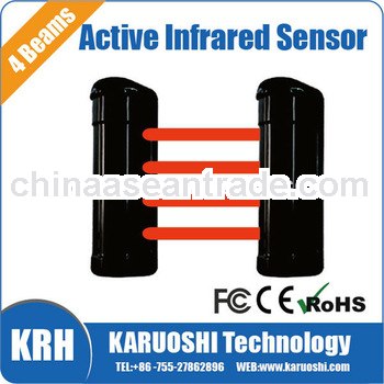 4 beams active infrared fence detector