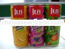 Jefi fruit drinks with jelly