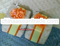 Lauhala Boxes or Pandan Box 3 x 3 inches for Giveaways