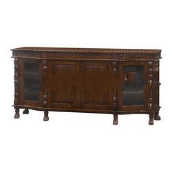 Ordinary Buffet with 2 Doors Glass