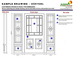 WOODEN DOOR PANEL - INDONESIA [EXW, FOB or CNF & CIF]