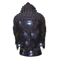 Buddha Head Bronze Sculpture