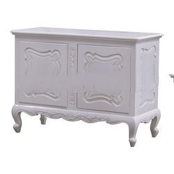 White Painted 2 Doors Buffet