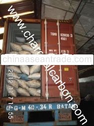 coconut shell charcoal natural size shipped on Nov 12