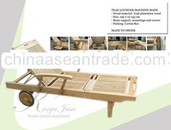 Teak Lounger