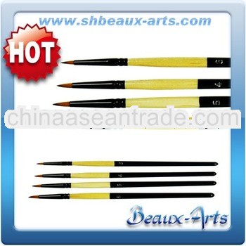 4pcs paint brush extra long,artist brush set