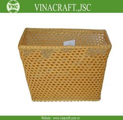 Bamboo recycle bin