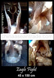 Sculpture Eagle Fight 150