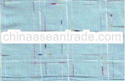 Light Blue Color Cotton Yarn Dyed Fabric