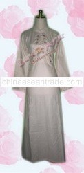 Abaya Syafina with Ribbon Embroidered Button or Shell Button