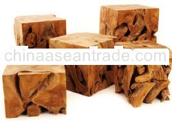 teak root furniture ball & block 0026