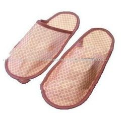 Deluxe Printed Disposable Foam Hotel Slippers