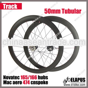 50mm tubular 700c carbon bike track wheels