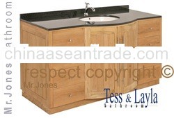 Caprice Vanity, Teak Wooden Bathroom Cabinets