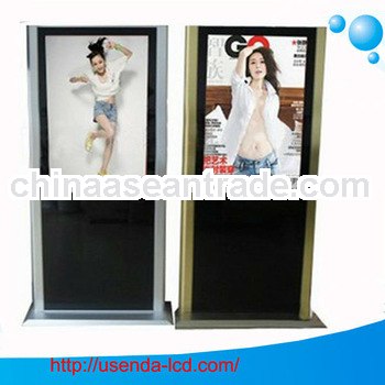 55 inch full hd indoor totem advertising lcd advertising player