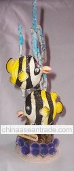 Shell Figurine Angel Fish