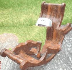 Rocking Chair Wooden HP Stand