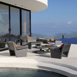 OUTDOOR RELAX CHAIRS AND TABLE