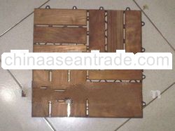 Teak Outdoor Tiles With Plastic Base