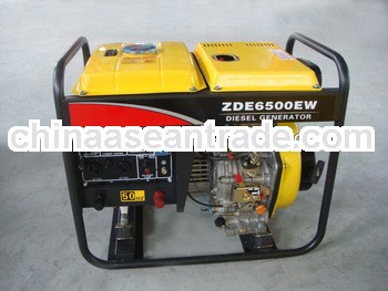 5kw/5.5kva Portable Diesel Generator Welder