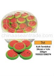 halal watermelon flavour cookies