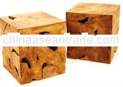 teak root furniture ball & block 0032