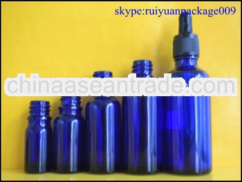 5ml/10ml/15ml/30ml /50ml blue essential oil glass bottle