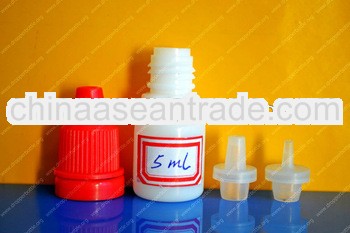 5ml PE white eye drop bottle WHITE SCREW CAP