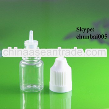 5ml plastic dropper bottles with childproof cap with long thin tip