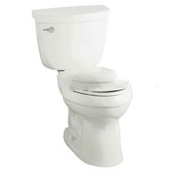 Kohler K-3609-0 Cimarron Comfort Height Elongated 1.28 gpf Toilet